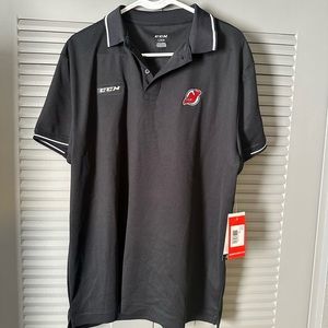 New Jersey Devils CCM Collar Shirt